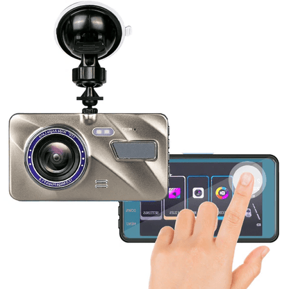 Wireless Front And Rear Dash Cam Dashboard Camera For Car With Night Vision - Coldesk
