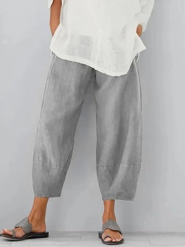 Women's Linen Leisure Pants - Coldesk